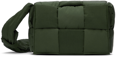 Bottega Veneta Green Small Padded Tech Cassette Bag In 3061-raintree