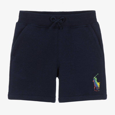 Ralph Lauren Babies' Boys Blue Cotton Jersey Shorts