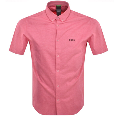 Boss Athleisure Boss Motion S Short Sleeved Shirt Pink