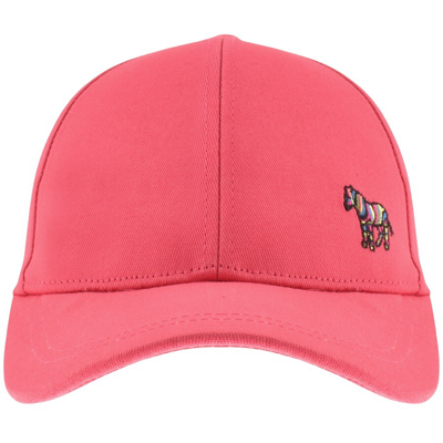 Paul Smith Baseball Cap Pink In 23 Bubblegum/raspberry