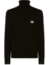 Dolce & Gabbana Turtleneck Sweater In Black