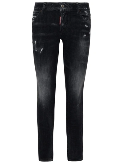 Dsquared2 Jennifer Jeans In Black Denim