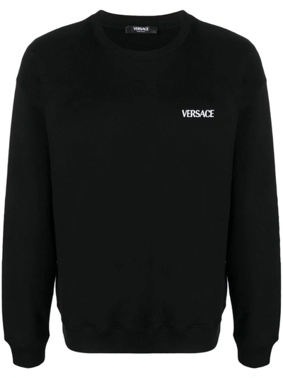 Versace Jersey Sweatshirt In Multi