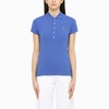 Polo Ralph Lauren Polo Julie 5 Bott. Slim-fit Polo In Blue