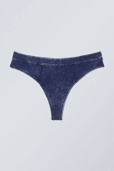 Weekday Miley Washed Cotton Thong