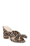 Loeffler Randall Penny Knotted Leopard-print Mules In Leopard