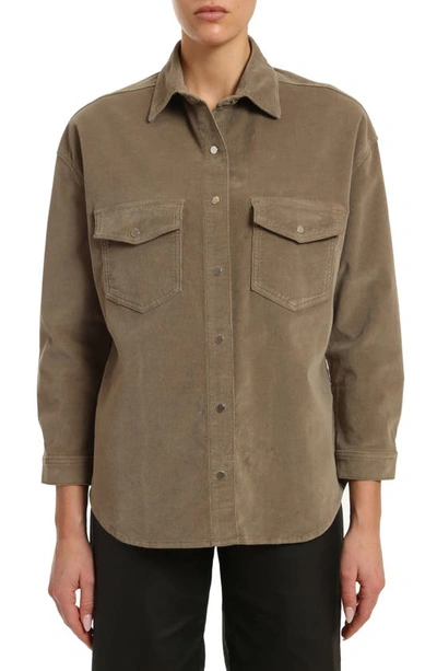 Mavi Jeans Livia Aloe Corduroy Button-up Shirt