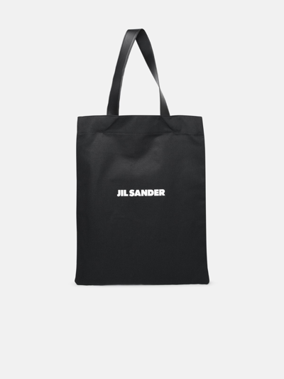 Jil Sander Shopping Logo In Black