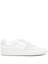 Common Projects Bball Suede And Leather Low-top Trainers In White