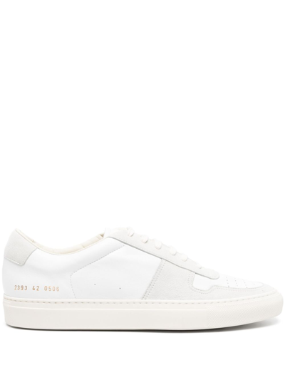 Common Projects Bball 皮质低帮运动鞋 In White