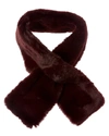 La Fiorentina Pull-through Scarf In Red