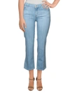 J BRAND SELENA WOMENS MID-RISE FLARE CROPPED JEANS