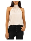 1.state Trendy Plus Size High-neck Halter Top In Beige