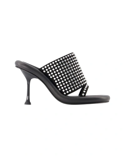 JW ANDERSON BUMPER CRYSTAL MULES - J. W. ANDERSON - BLACK - LEATHER