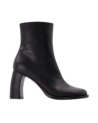 Ann Demeulemeester Lisa Ankle Boots In Black Leather