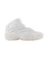 ALEXANDER WANG AW HOOP SNEAKERS - ALEXANDER WANG - LEATHER - WHITE