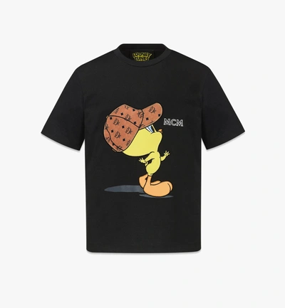 Mcm Looney Tunes X  Mini-me T-shirt In Organic Cotton In Black