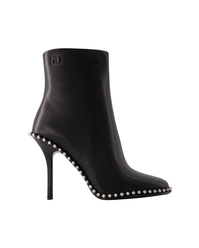 Alexander Wang Black 110 Leather Ankle Boots