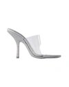 Alexander Wang Nudie 105 Sandals - Pvc - Silver In Grey