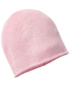 AMICALE CASHMERE KNIT TWO-TONE CASHMERE BEANIE