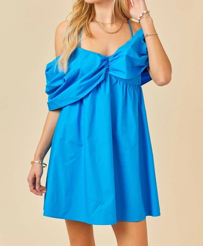 Day + Moon Changing Tides Dress In Cobalt Blue