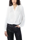 Zadig & Voltaire Tchin Satin Blouse In Beige