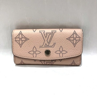 Pre-owned Louis Vuitton Multiclés Leather Wallet () In Pink