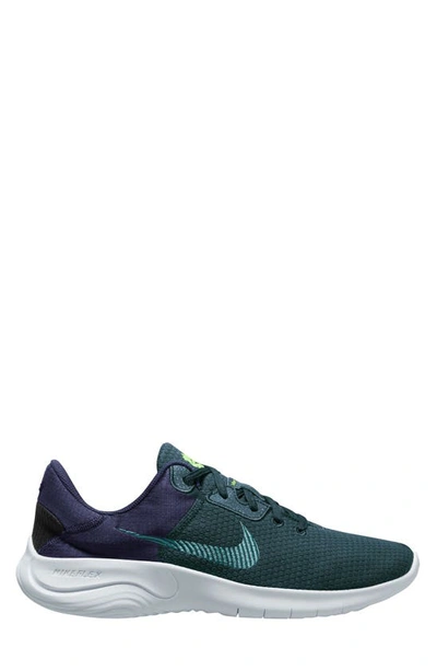 Nike Flex Experience Rn 11 Athletic Sneaker In Deep Jungle/geode Teal/purple Ink/black