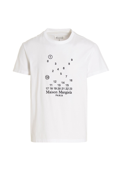 MAISON MARGIELA MAISON MARGIELA MEN LOGO EMBROIDERY T-SHIRT