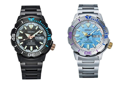 Pre-owned Seiko Monster Cloud Phenomenon Stom Srpk51 & Sunshine Srpk53