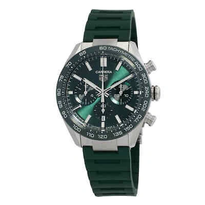 Pre-owned Tag Heuer Carrera Chronograph Automatic Chronometer Men's Watch Cbn2a1n.ft6238