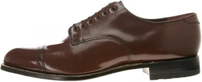 Pre-owned Stacy Adams Madison 00012 Men's Oxford In Brown - 12