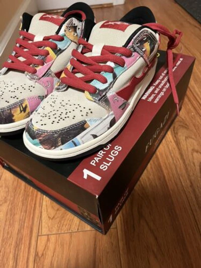Pre-owned Fugazi Slug Dunks One In The Chamber Ds Brand Size 8 In Hand Free Shipping In Multicolor