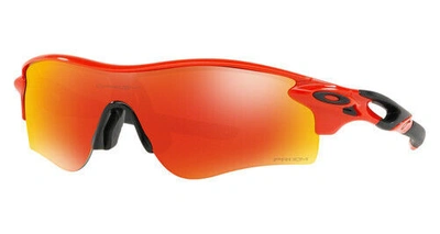 Pre-owned Oakley Sunglasses Radarlock Path (af) Infrared Prizm Ruby Oo9206-4538 In Multicolor