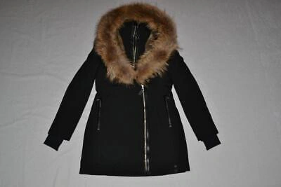Pre-owned Rudsak Authentic  Womens Toronto Down Parka Fur Black All Sizes