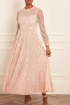 NEEDLE & THREAD NEEDLE & THREAD RAINDROP LONG SLEEVE ANKLE GOWN