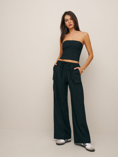 Reformation Stella Two Piece In Black