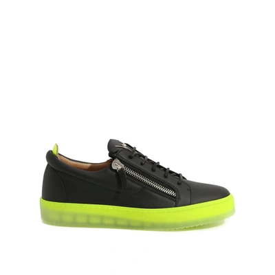 Giuseppe Zanotti Man Sneakers Black Size 12 Soft Leather