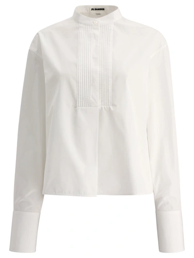 Jil Sander Cotton Shirt In White