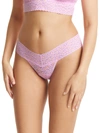 Hanky Panky Signature Lace Original Rise Thong Underwear In Orange