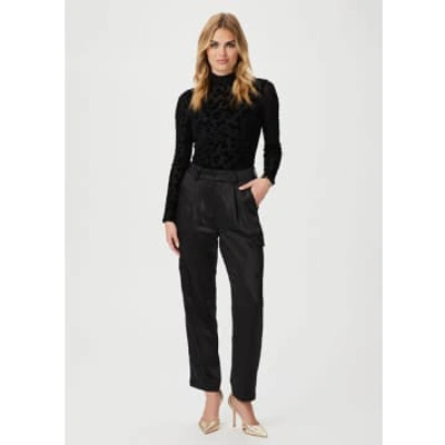 Paige Malika Cargo Pant In Black