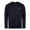 Carhartt Long Sleeve Chase T Shirt Dark Navy Gold In Blue