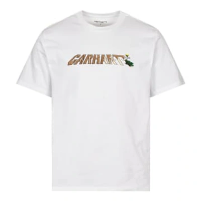 Carhartt Dandelion Script T-shirt In White