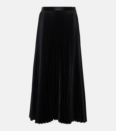 Alaïa Sculpt-stretch Midi Skirt In Black