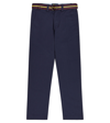 Polo Ralph Lauren Bedford Mid-rise Cotton Pants In Blue