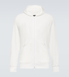 Balenciaga Logo Hooded Technical Jacket In White