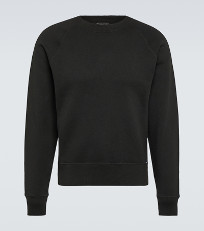 Tom Ford Cotton Sweatshirt In Black