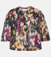 Isabel Marant Étoile Miranda Cotton Blouse In Multicoloured