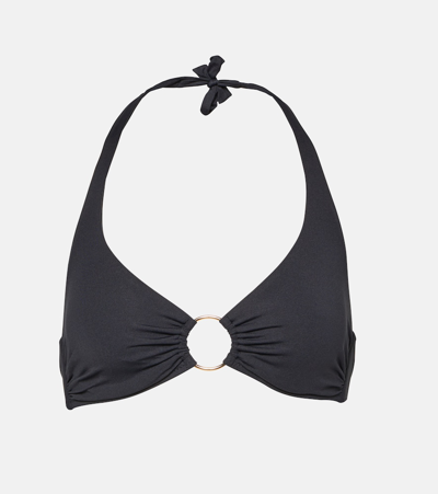 Melissa Odabash Brussels Halterneck Bikini Top In Black