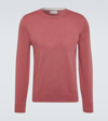 Brunello Cucinelli Cashmere Sweater In Ruby